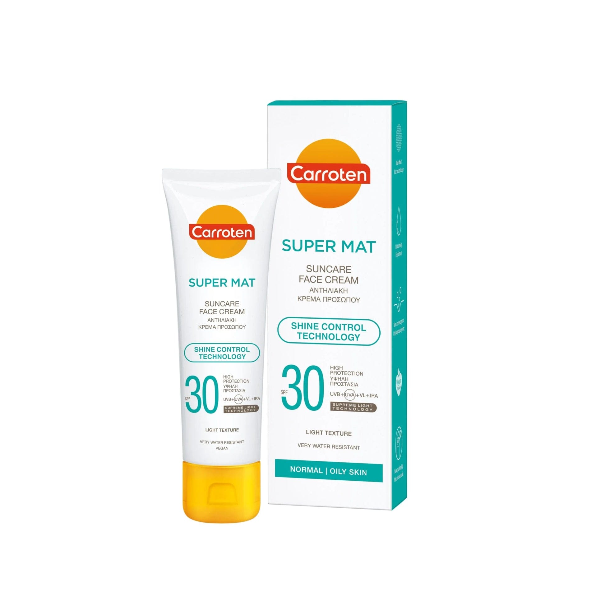 كريم الوجه للحماية من الشمس كاروتين سوبر مات 50 مل - SPF30