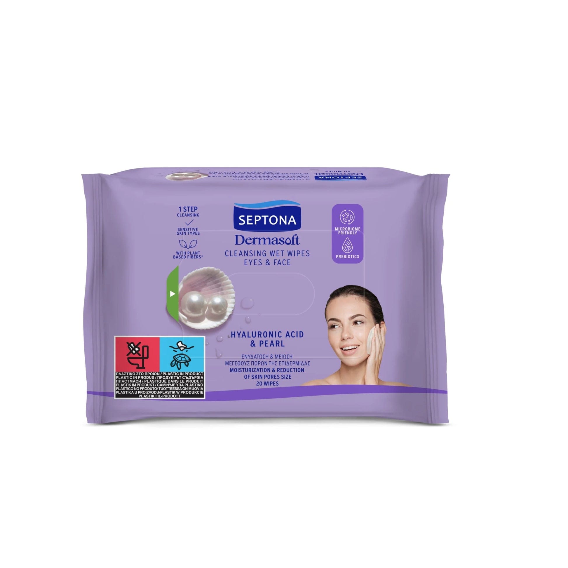 Septona Daily Clean with Hyaluronic Acid & Pearl