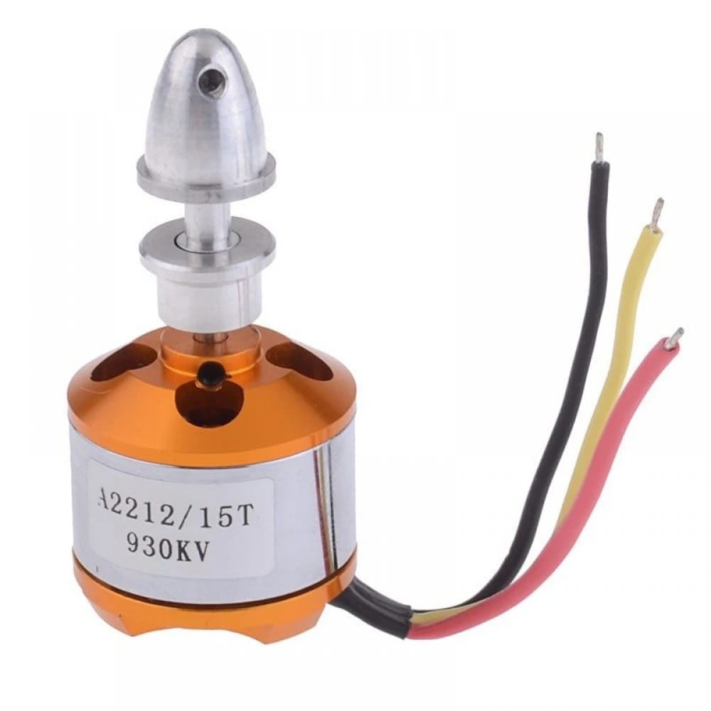 محرك بدون فرش A2212 مع مقابس موز (930 KV)