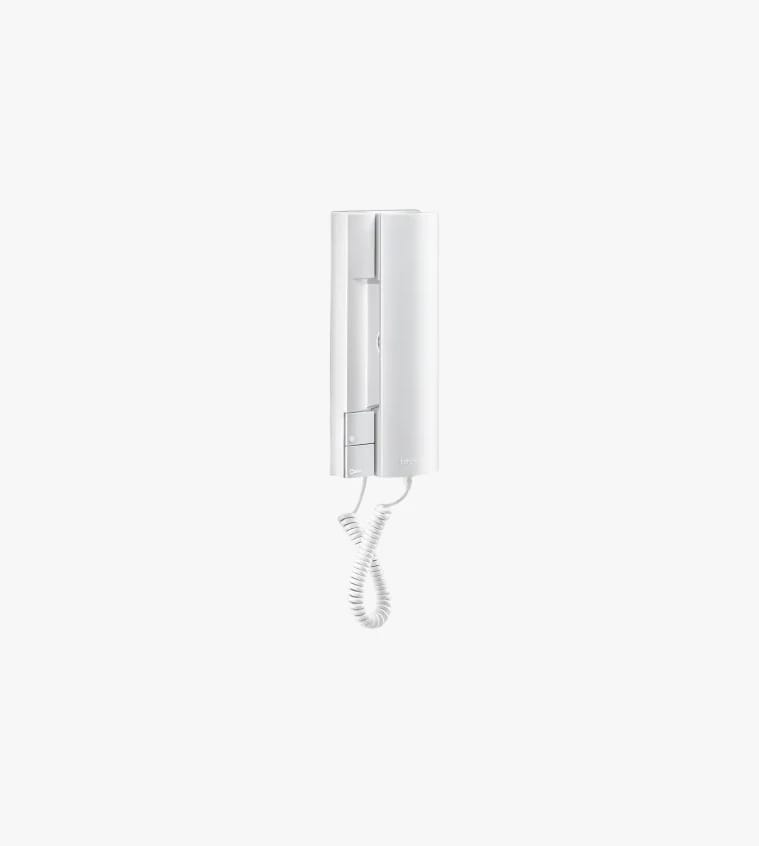 Bticino Intercom White Phone with Modern Design, Ideal for Homes and Contemporary Offices