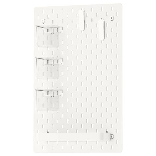 Pegboard Combination, White, 36x56 cm