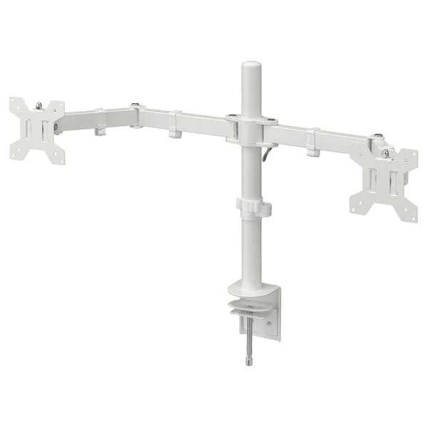 Bracket for 2 Monitors, White