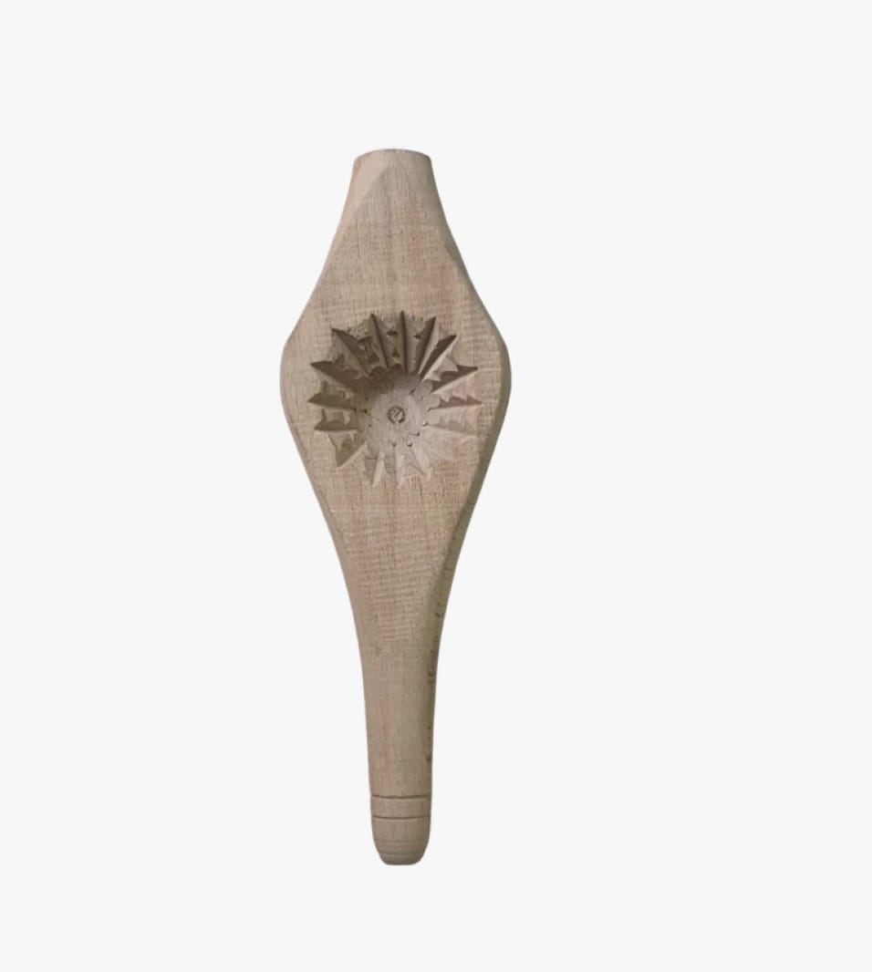 Carved Wooden Sunflower Design Sculpture for Decor and Bath by Artisan Craft, Perfect for Natural Beauty