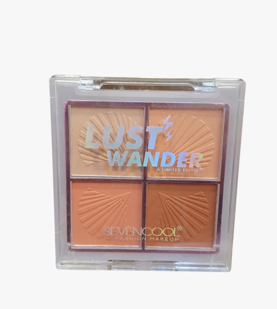 Sevencool Lust Wander Makeup Set, Perfect Eyeshadow Palette with Warm Neutral Shades for Women who Love Style and Unique Looks.