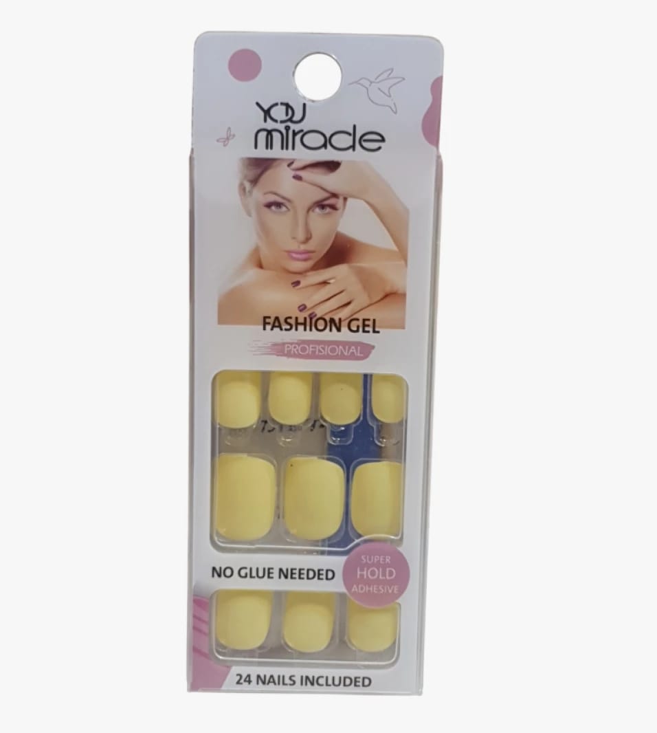 YOJ Mirage Fashion Gel Professional Nails with Trendy Design for a Stylish and Elegant Look for Beauty and Style Lovers.