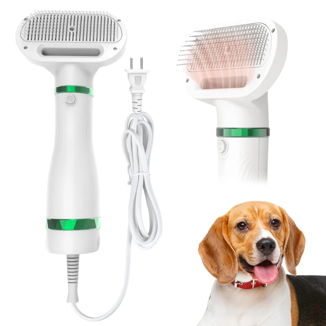 Pet Grooming Comb with Hairdryer