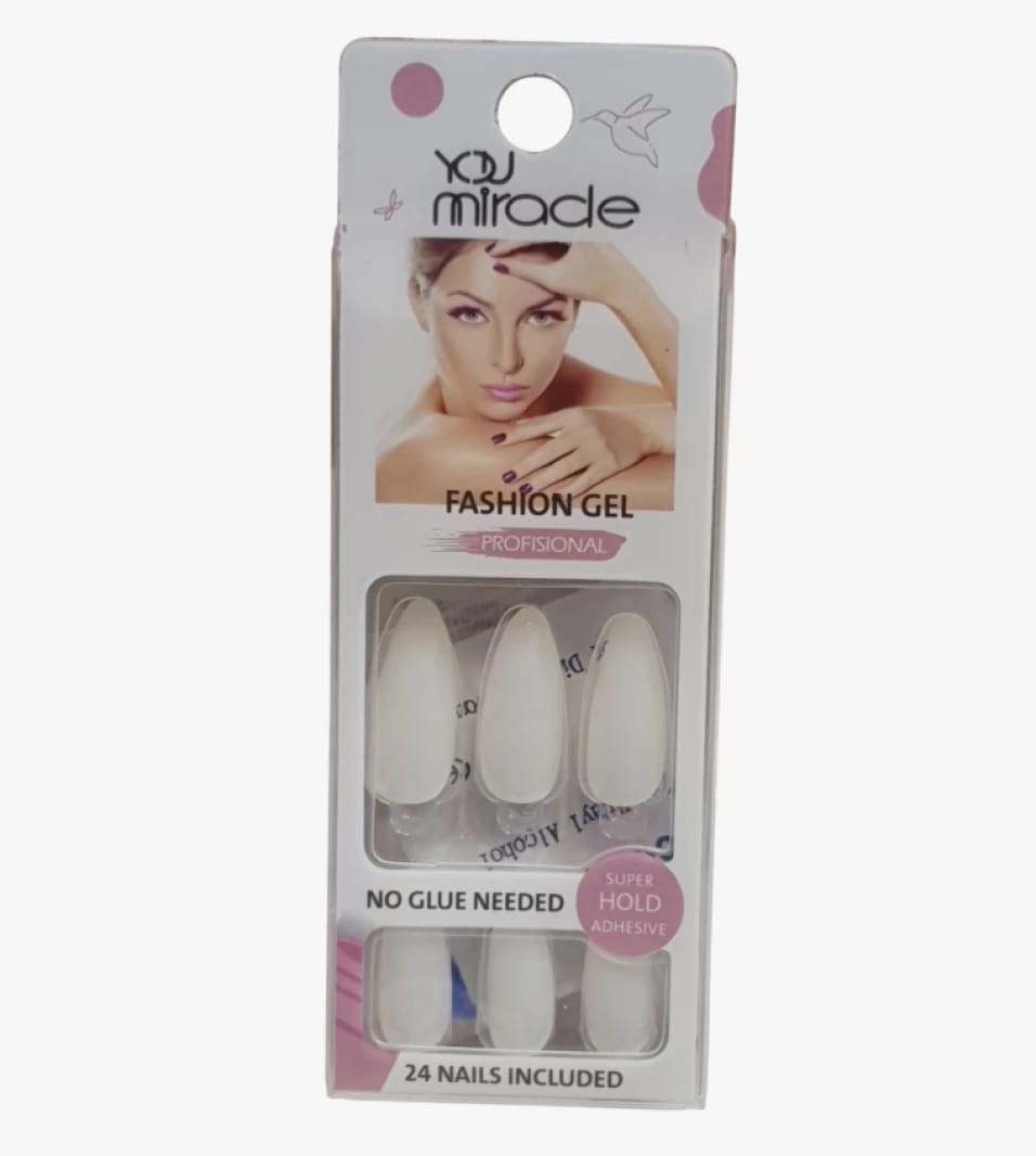 Youj Mirade Fashion Gel Artificial Nails for Women with 24 Self-Adhesive Artificial Nails Perfect for Any Occasion
