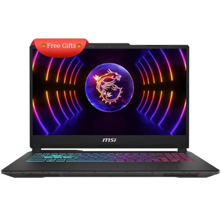 MSI Cyborg 15 A13UC Gaming Laptop - Core i7 13th Gen - RTX 3050 4GB - 16GB RAM - 512GB SSD - 15.6″ FHD 144Hz - DOS