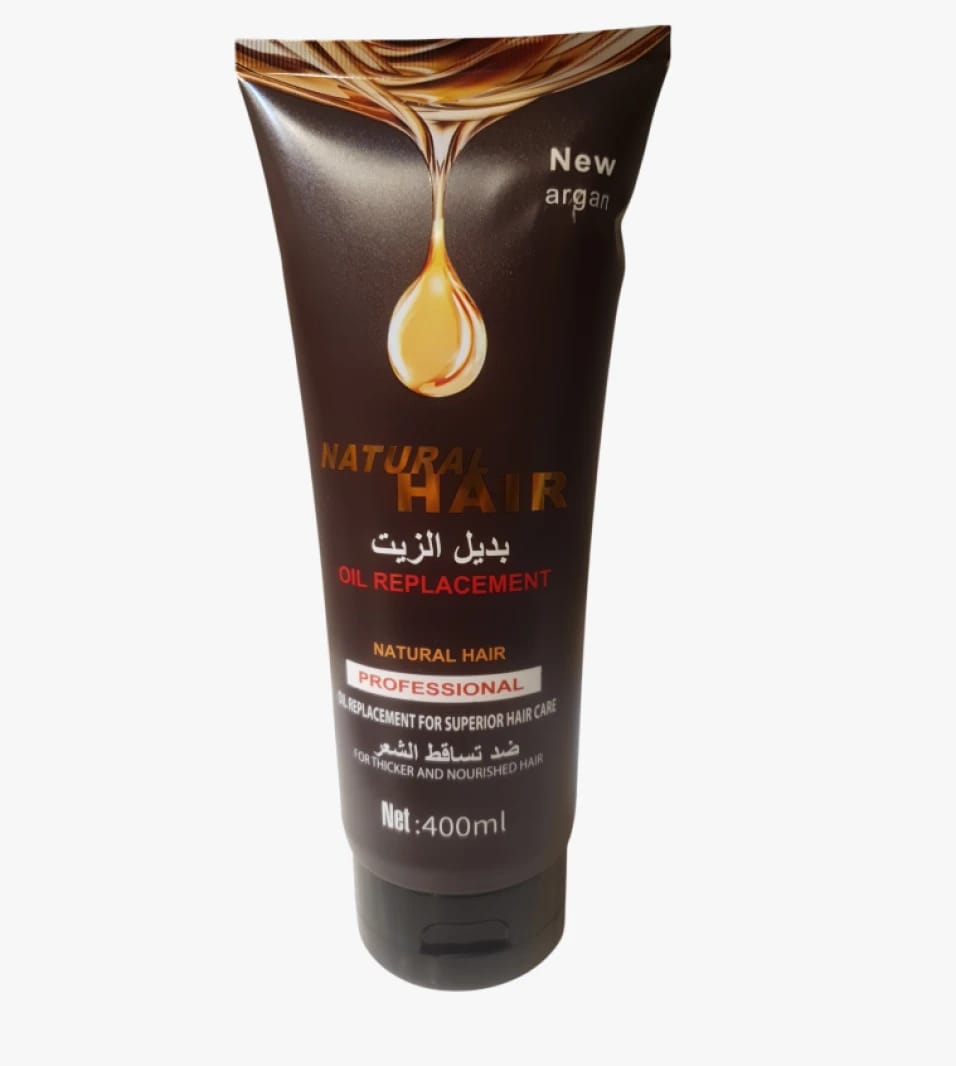 Natural Hair Professional Oil Replacement with Nourishing Argan Oil Formula for Enhanced Hair Appearance and Care
