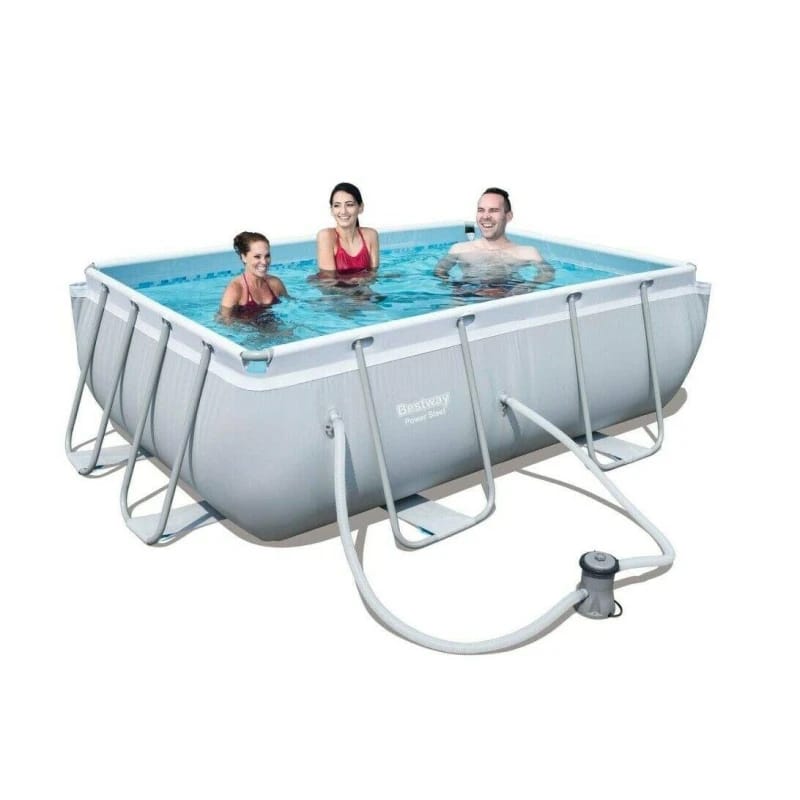 مجموعة مسبح Bestway - تصميم مستطيل 2.82x1.96x84 سم
