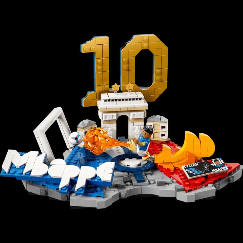 LEGO مجموعة بناء كليان مبابي لكرة القدم - 490 قطعة