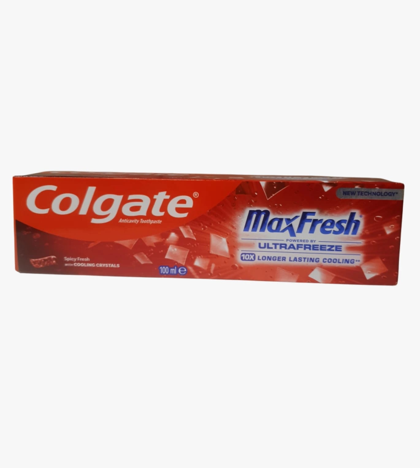 Colgate Max Fresh Toothpaste with Cooling Crystals, Ultra Freeze Technology, Refreshing Spicy Flavor for Adults