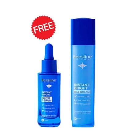 Beesline Instant Bright Glow Serum + Day Cream