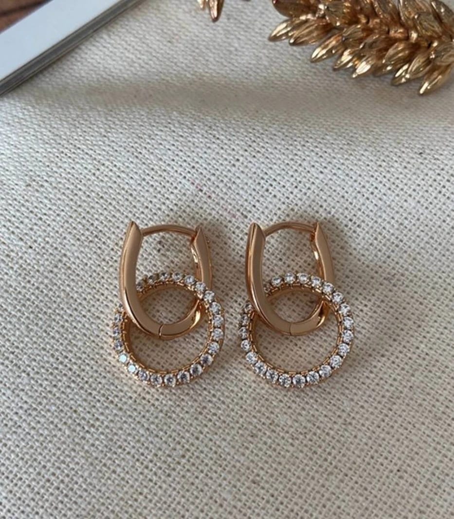 Studded Hoop Earrings