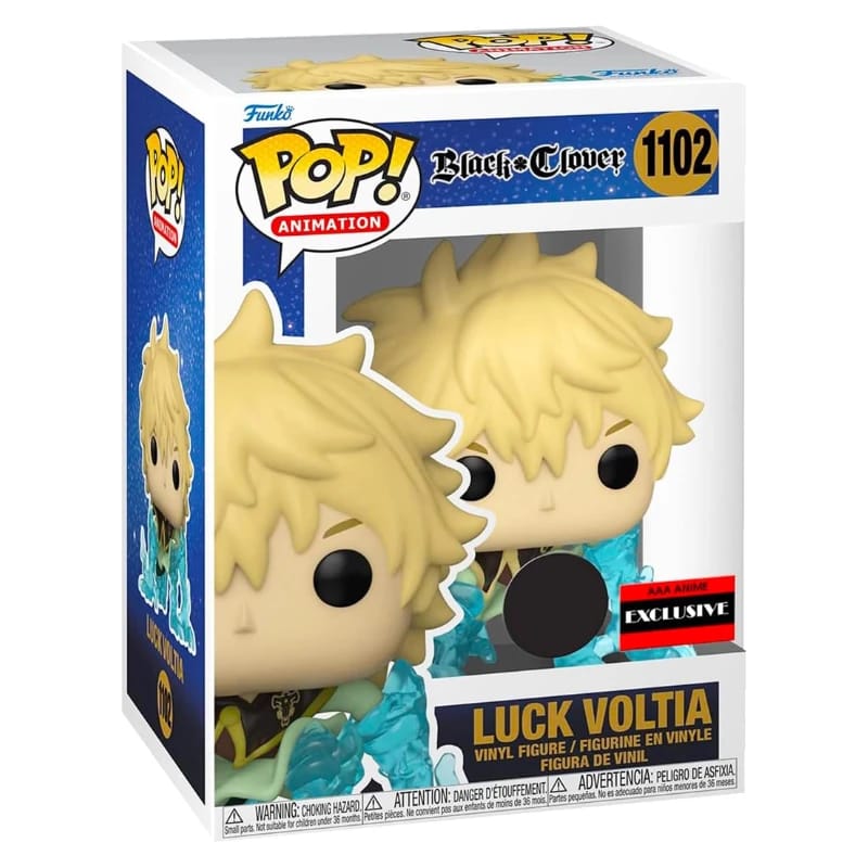 Funko Exclusive Pop! Animation: Black Clover | Luck Voltia (With Chase)