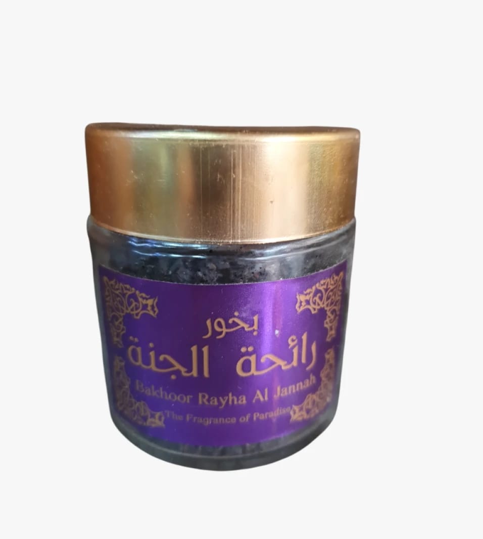 Hemani Bakhoor Rayha Al Jannah Luxurious Incense Fragrance From Paradise, Unisex, Joyful Aromatic Experience