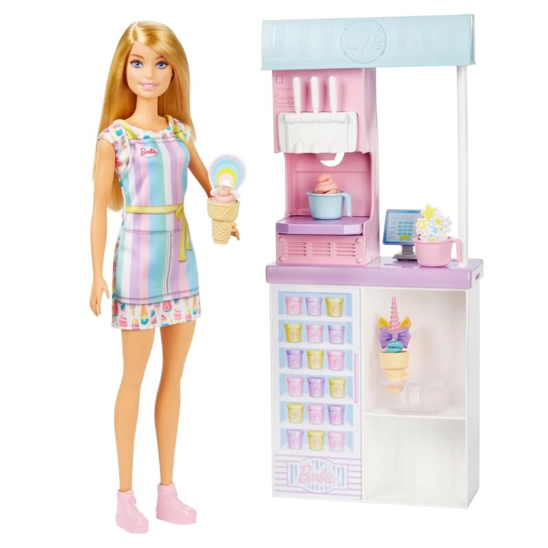 Barbie Ice Cream Shop Playset