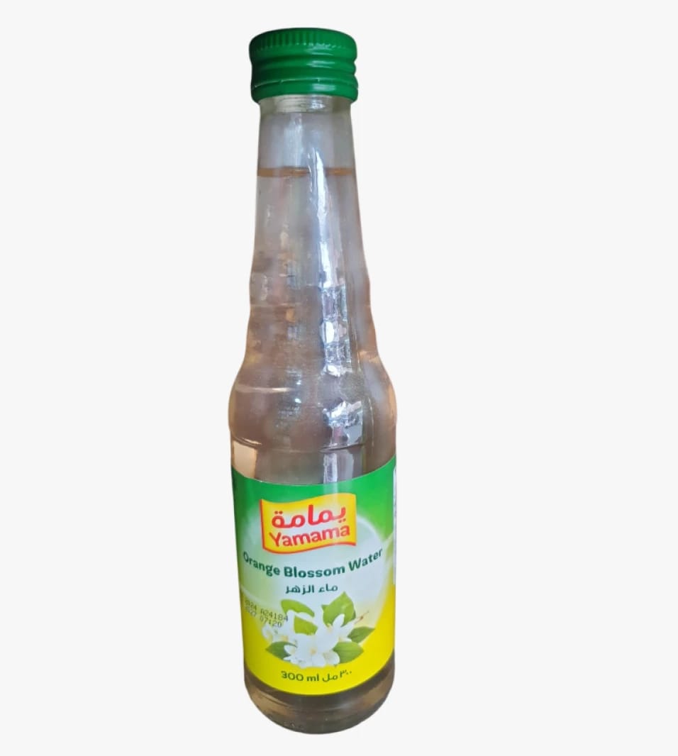 Yamama Orange Blossom Water for Natural Flavors, Culinary Use and Desserts, Easy-to-Use Bottle, Ideal for the Whole Family
