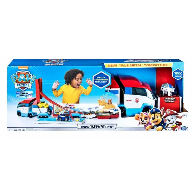 Spin Master - Paw Patrol True Metal Launch 'n Haul Truck Set