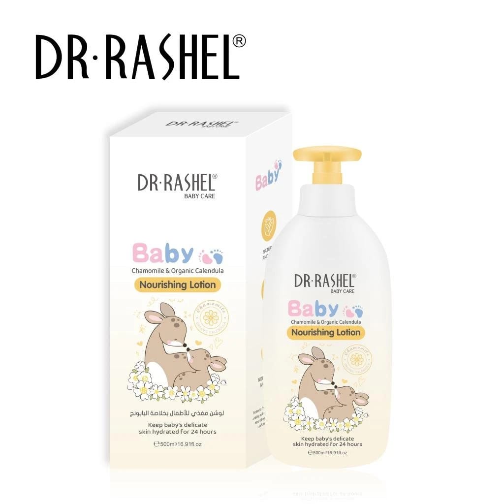 DR.RASHEL Baby Nourishing Lotion with Chamomile & Organic Calendula - 300ml DRL-1821