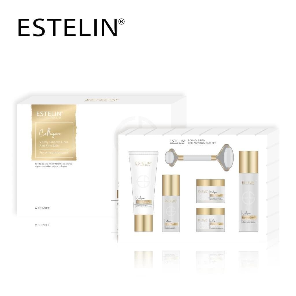 ESTELIN Collagen Bouncy & Firm Skin Care Package – 6 PCS ES-0237