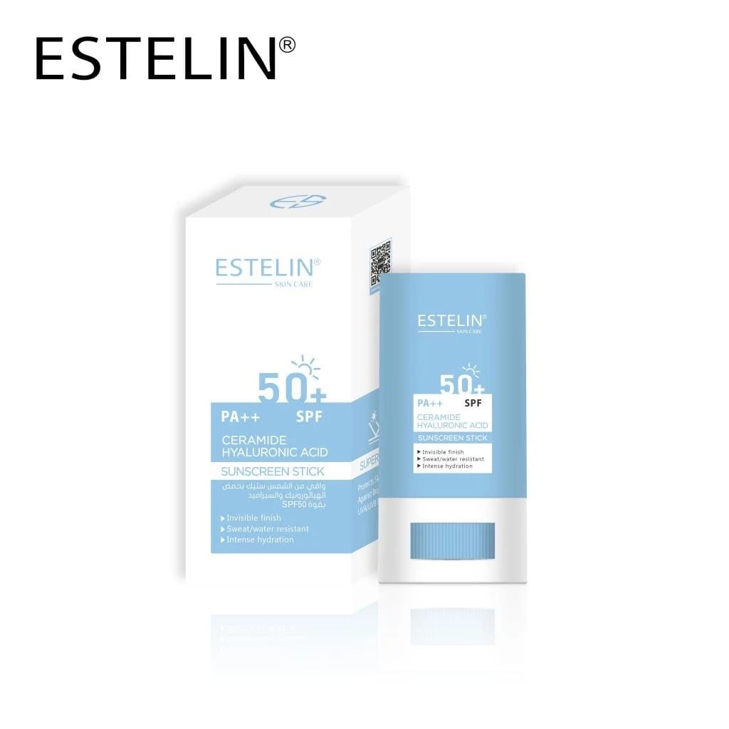 ESTELIN Ceramide & Hyaluronic Acid Sunscreen Stick SPF 50+ PA++