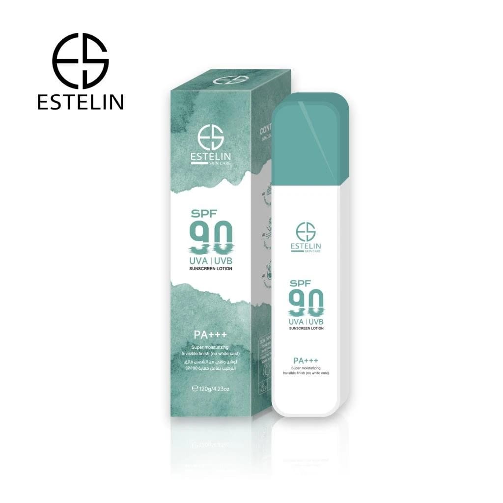 Estelin Sunscreen Lotion SPF 90 – Super Moisturizing (120g)