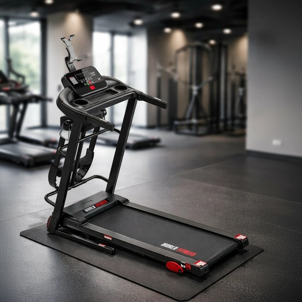 HCR W7111 Electric Treadmill - Multifunctional Folding Running Machine