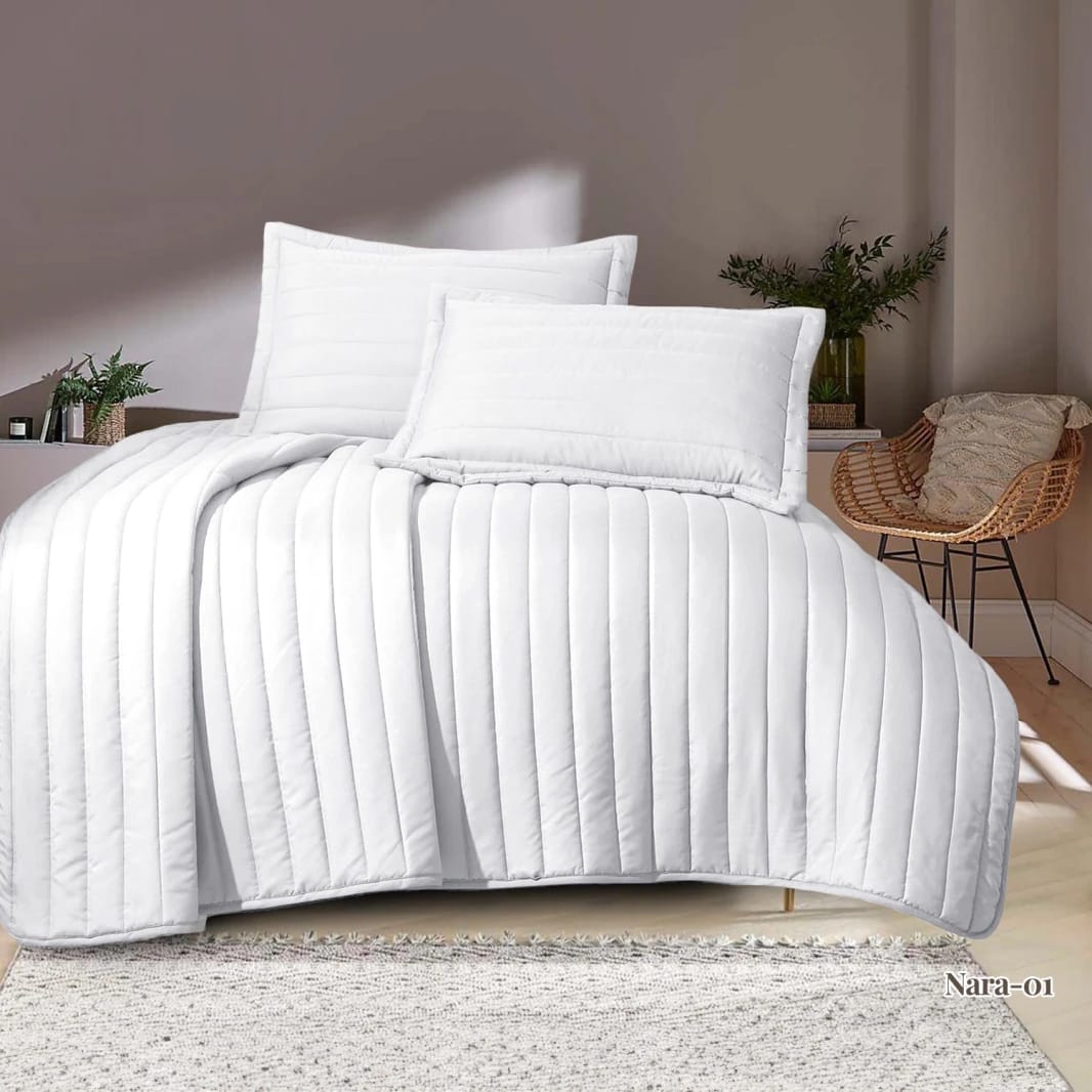 Nara Coverlet Bedspread Twin Size 2-Piece Set
