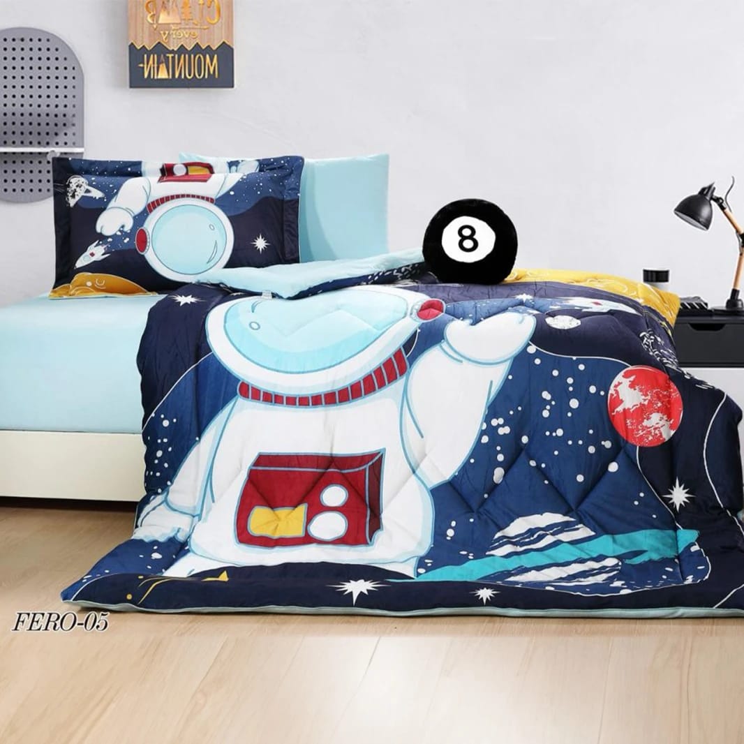 Kids Velvet Winter Comforter 5-Piece Set