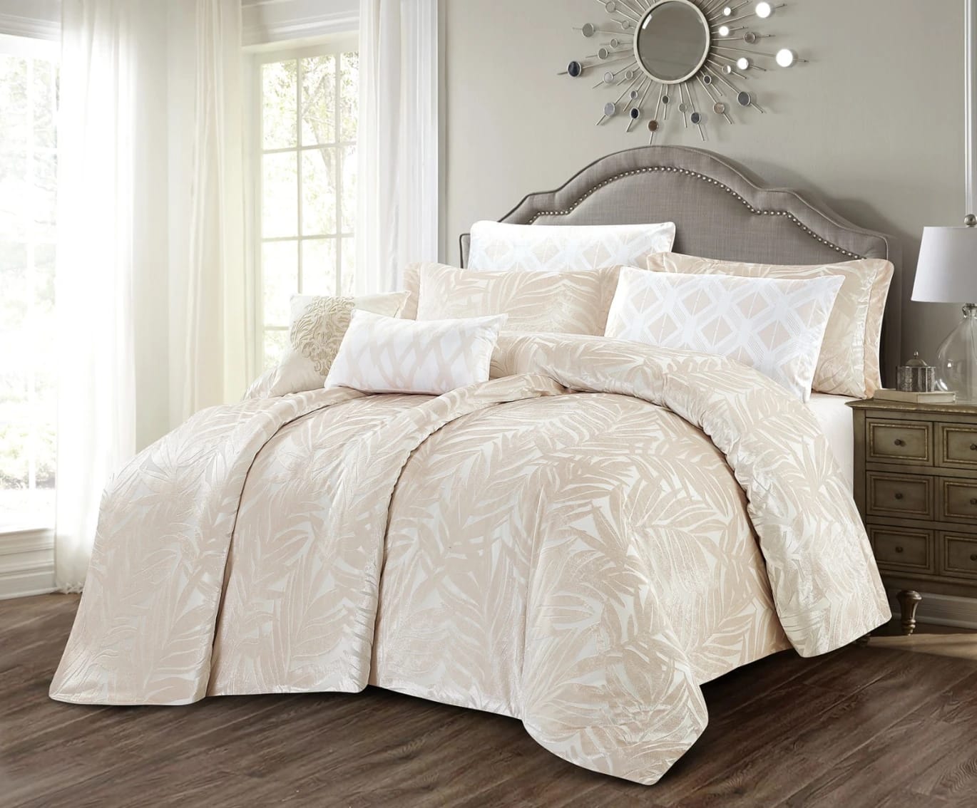 Jacquard Fur Comforter Set Twin Size 4 PCS