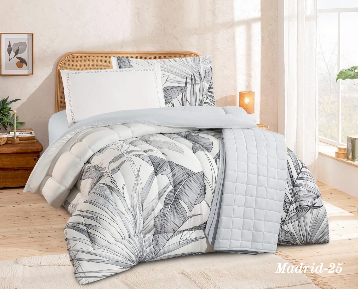 MADRID Comforter Twin Size 5 Pcs Set
