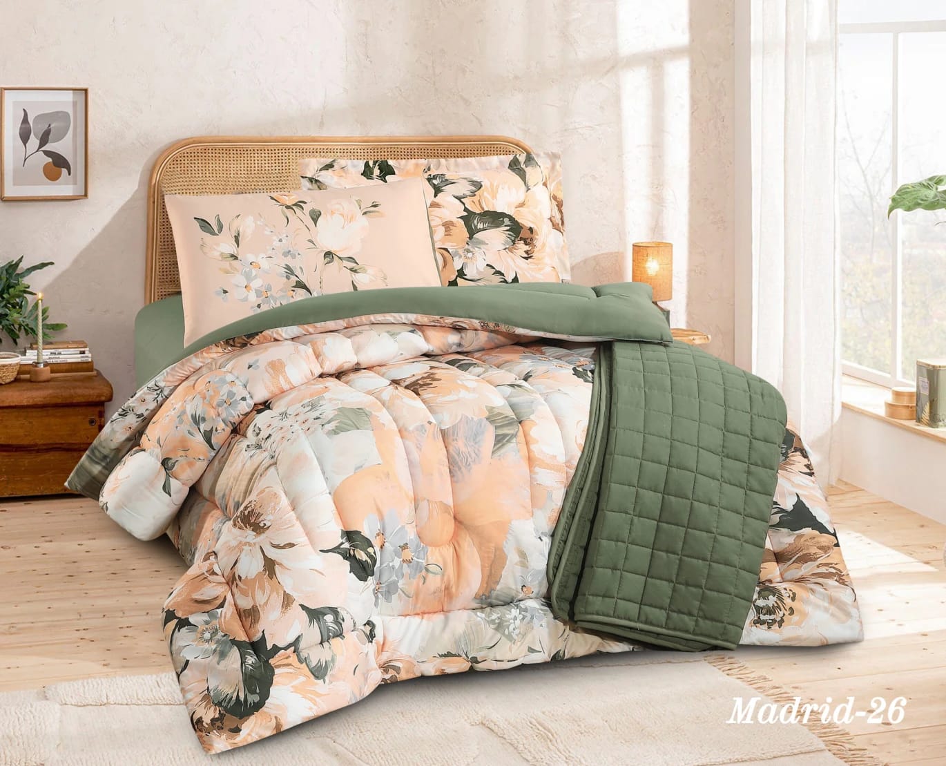 MADRID Comforter Twin Size 5 Pcs Set