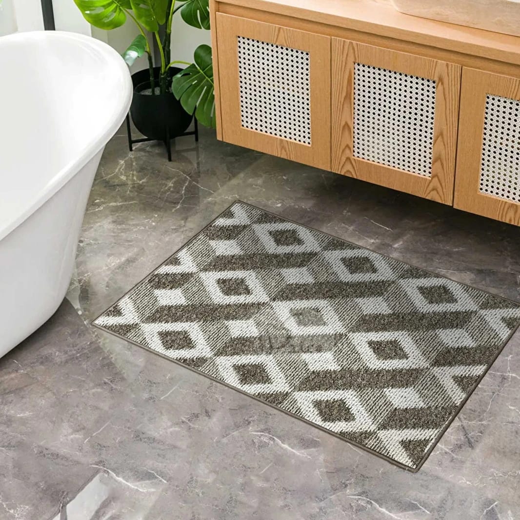 Moquette Soft Microfiber Bath Mat Anti-Slip (50X80cm)