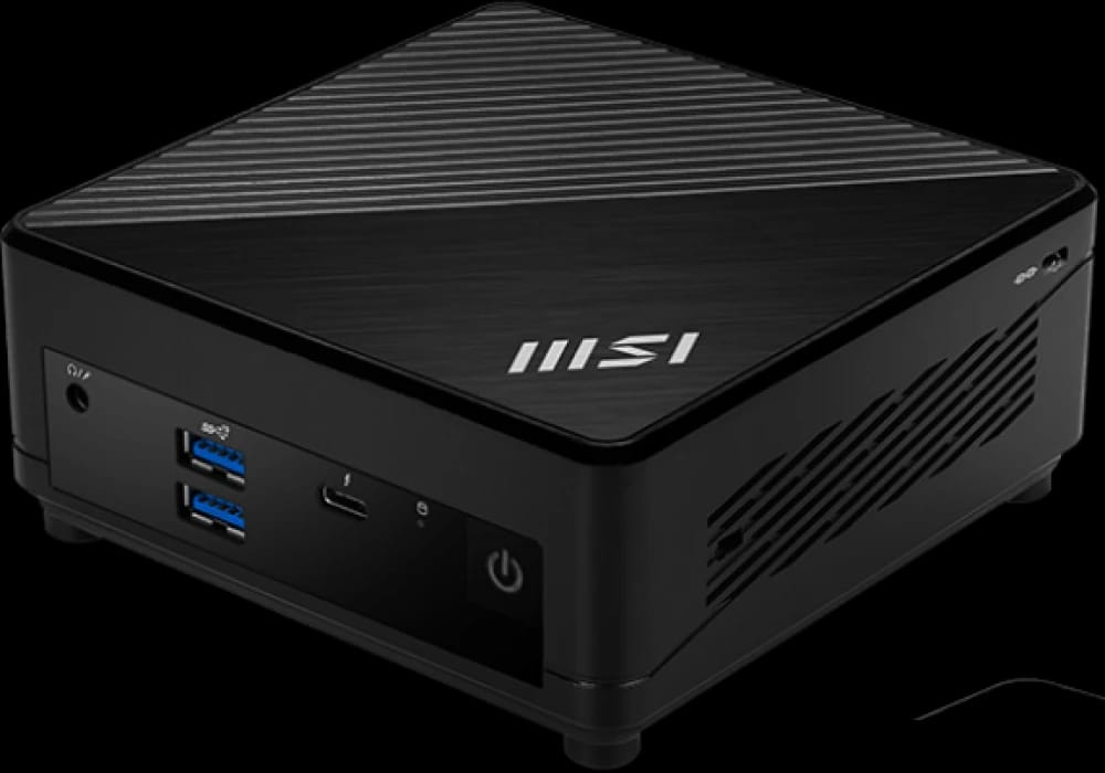 MSI Cubi 5 1M Mini PC NUC Intel Core 3 100U, Customized DDR5 RAM up to 64 GB, Customized Gen4 NVMe SSD & 2.5" SSD/HDD, Thunderbolt™ 4, Dual LAN (2.5G + 1G), HDMI & DP - WiFi 6E, BT 5.3 - 3 Year Warranty