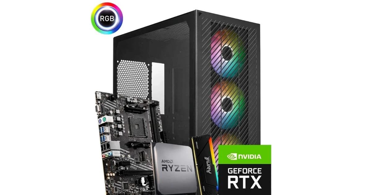 AMD Ryzen 5 5500 / RTX 3050 6GB / 8GB RAM - Custom Build