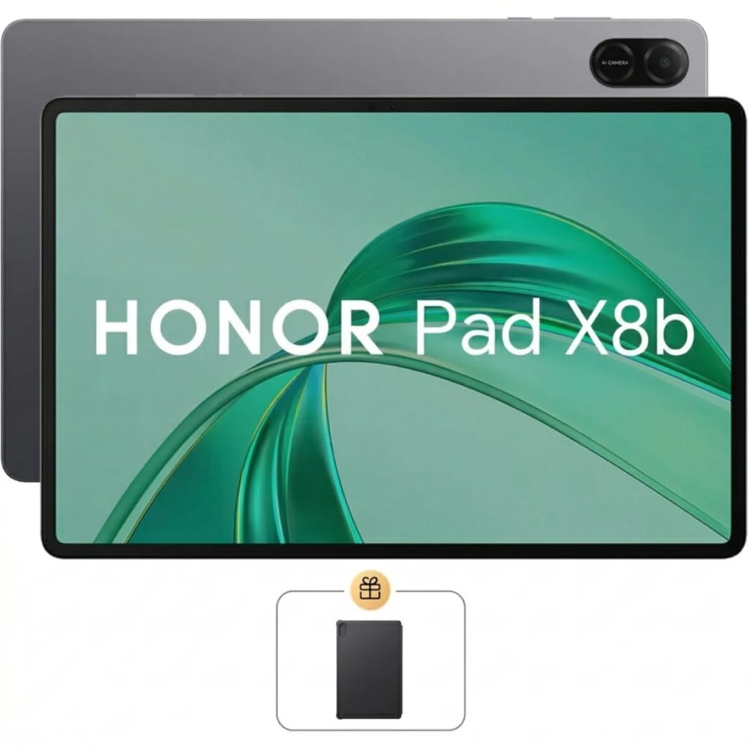جهاز HONOR Pad X8b (2026) اللوحي بنظام أندرويد - شاشة 11.0 بوصة، ذاكرة 128 جيجابايت، 4 جيجابايت + 4 جيجابايت، هيكل معدني