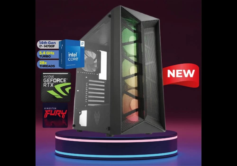 CompuMe 4.5+ Gaming Desktop | Intel CORE ULTRA 7, RTX 5060, 16GB DDR5, 1TB NV3 - Ultra Series