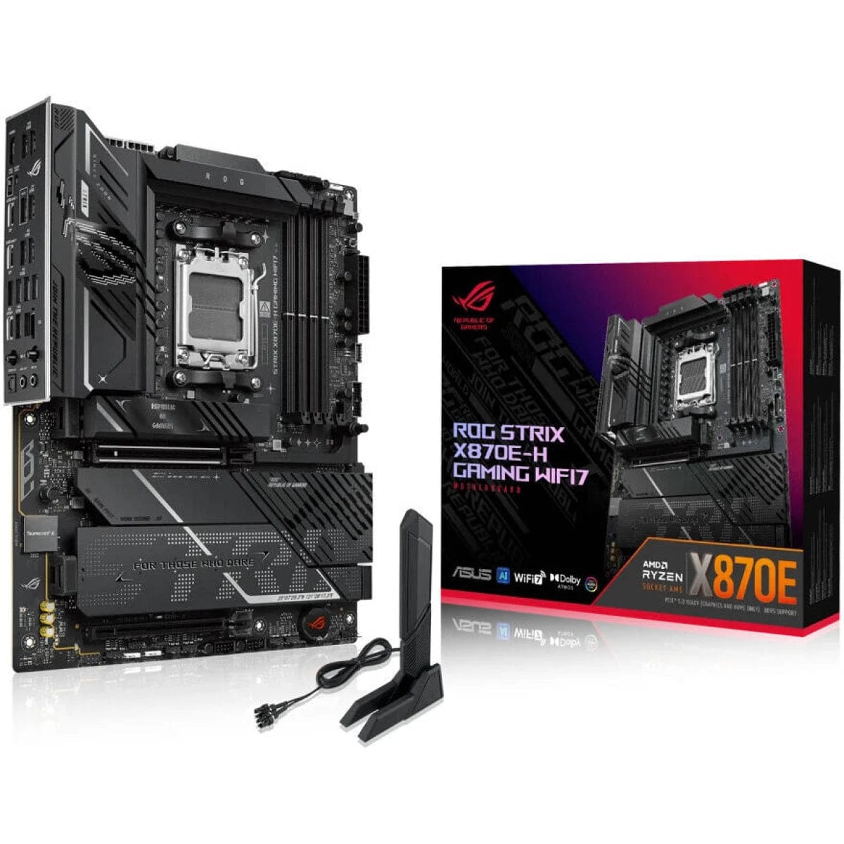 اللوحة الأم ASUS ROG STRIX X870E-H GAMING WIFI 7 ATX