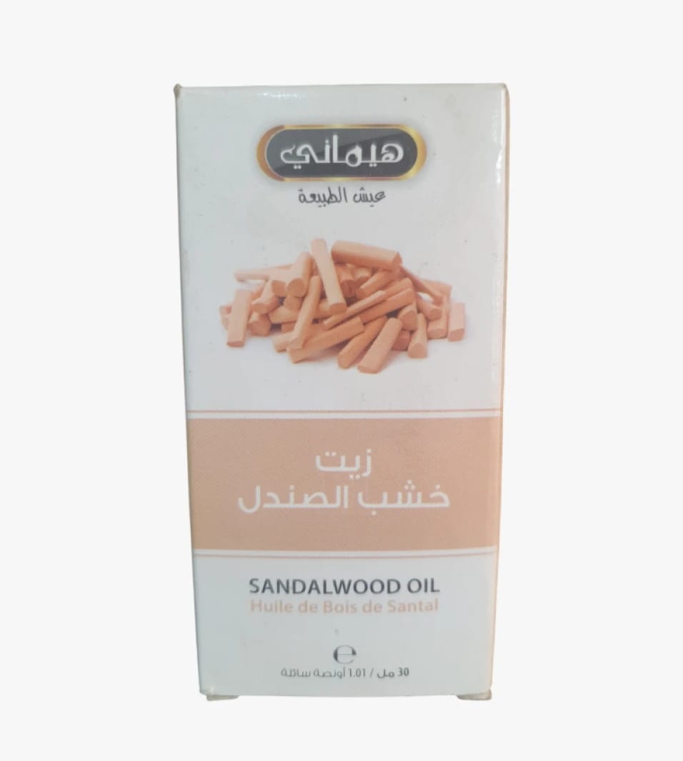 Hemani Sandalwood Oil Luxurious Skincare for Women and Men Enhancing Calmness, Comfort, and Natural Sensation