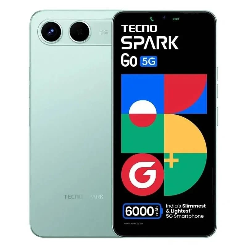 TECNO SPARK 40 5G Mobile Phone (128GB, 4+4GB RAM)