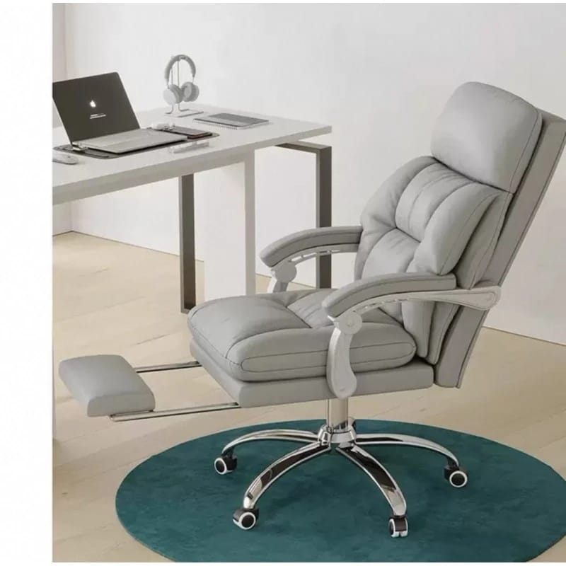 Leather Recliner Office Chair