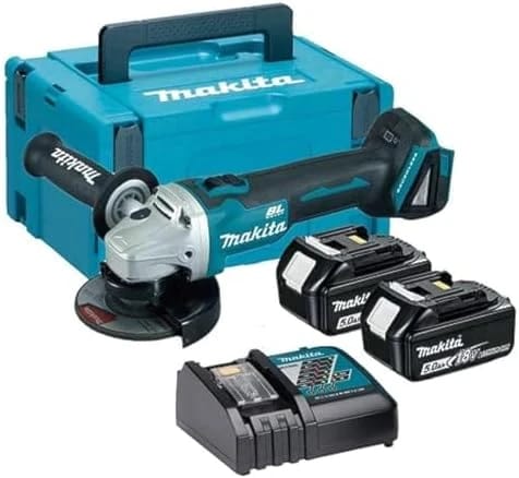 Makita 18V 115mm Cordless Brushless Angle Grinder (DGA454RTJ)