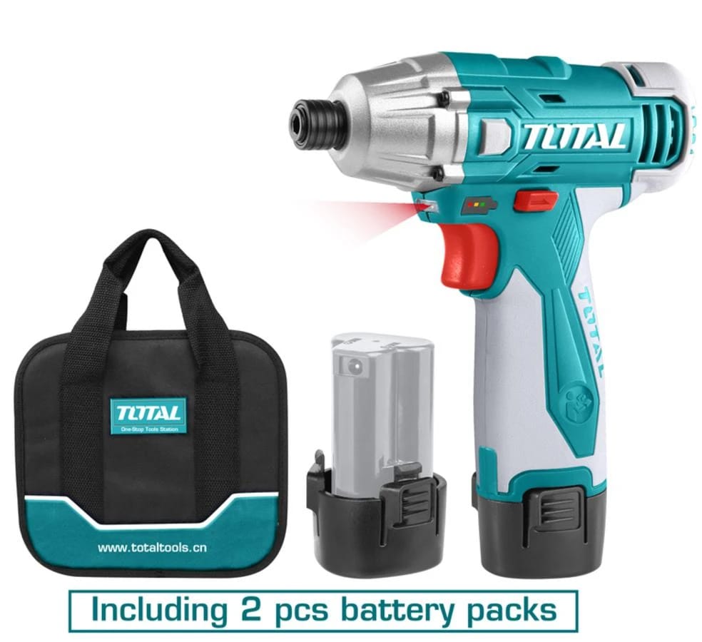 Total 12V Cordless Impact Drill (TIDLI228121)