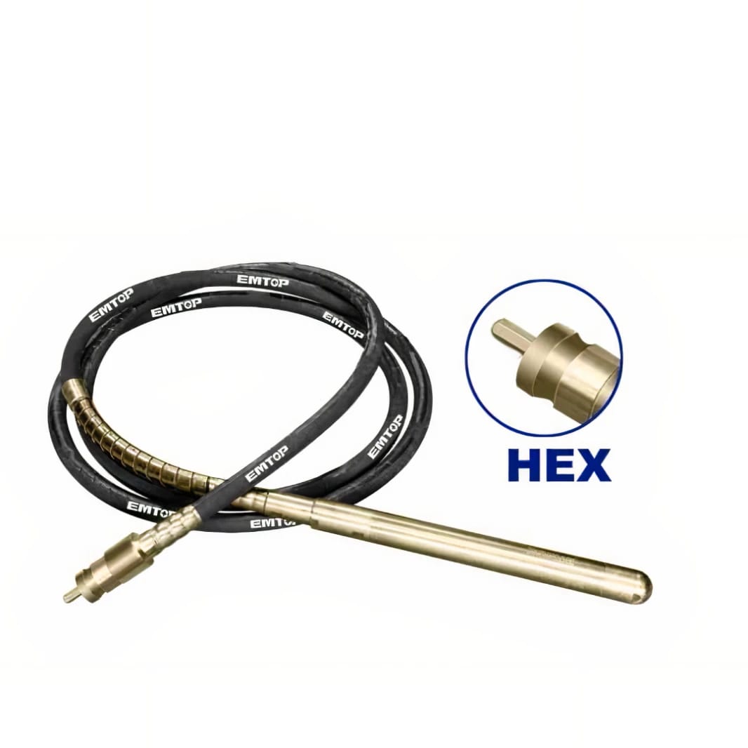 Vibrator Hose 6m with Engine