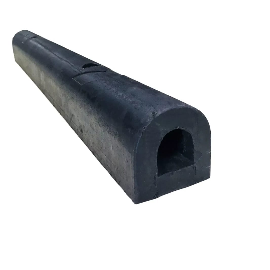Rubber Side Stopper D Profile 1 Meter