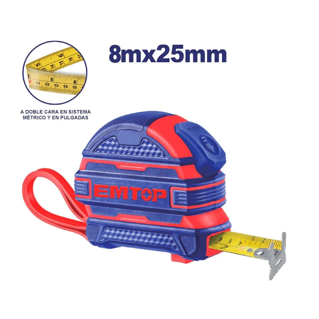 Measuring Tape 8m x 25mm EMTOP