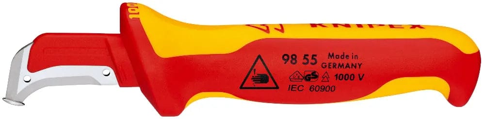 KNIPEX 98 55 Insulated Cable Stripping Knife 180 mm
