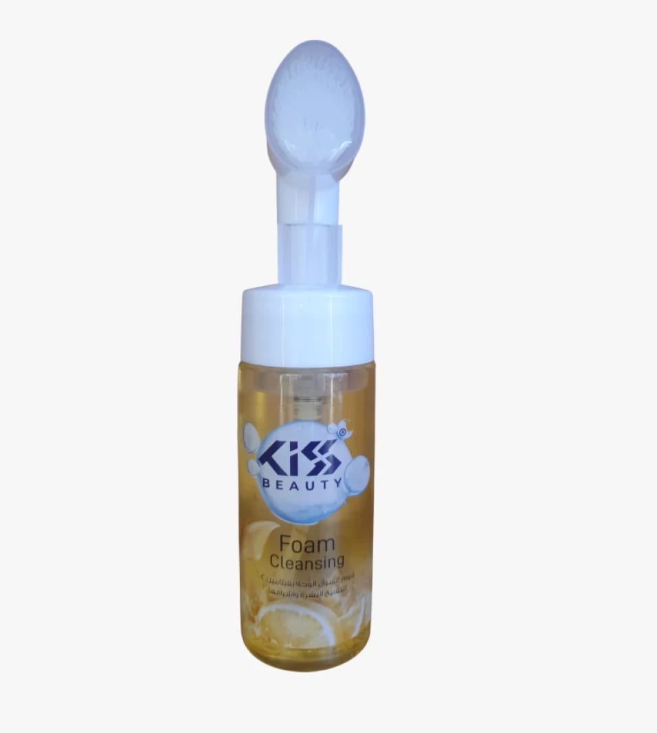 Kiss Beauty Premium Foam Cleanser for All Skin Types with Innovative Face Design