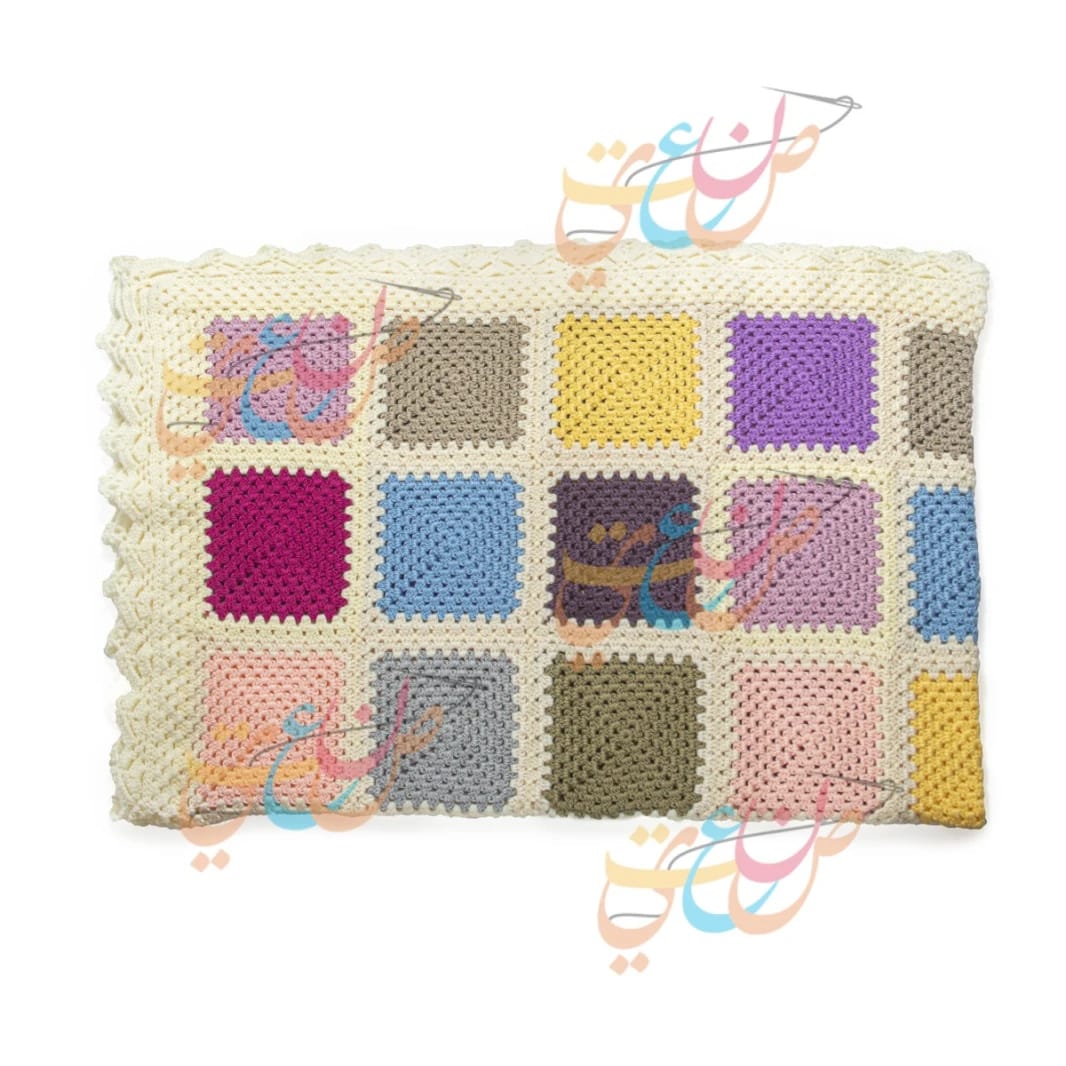 Crocheted Sofa Blanket | Multi Colors